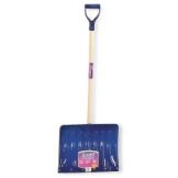 Arctic Blast Aluminum Snow Shovel, 14-1/2 x 18 Blade, 36 Wooden Handle