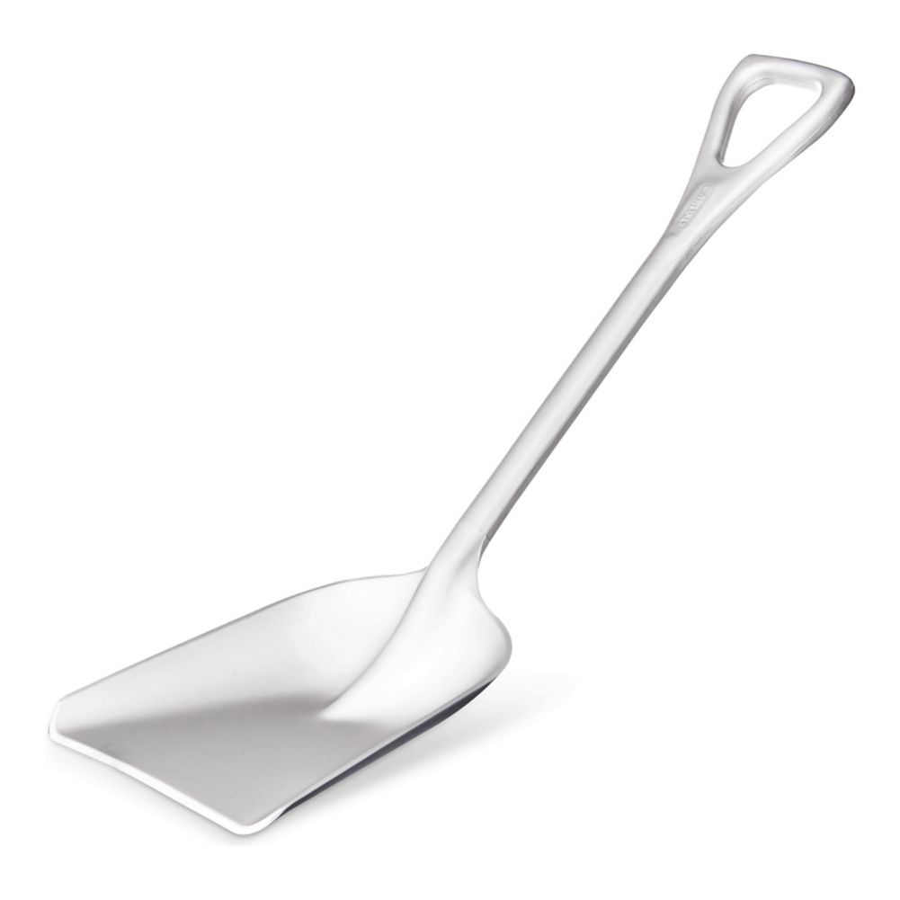 Carlisle Sparta&reg; White, 11" Wide Foodservice Shovel