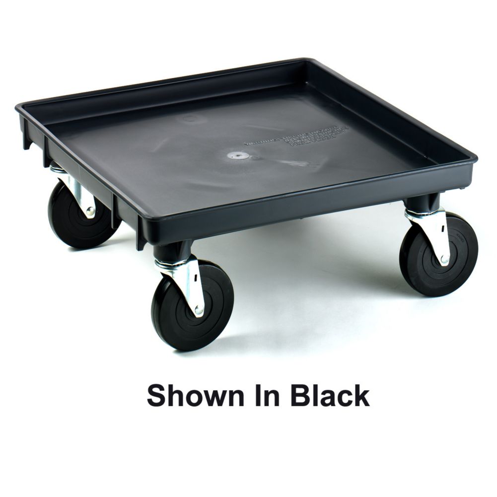 Traex&reg; Red Glass Rack Dolly on 5" Casters without Handles