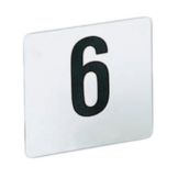 American Metalcraft Heavy White Plastic # 1-100 Table Number Cards