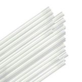 Cello-O-Core 5-3/4" Clear Jumbo Unwrapped Straws