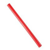 Spirit&trade; Red Plastic 6" Unwrapped Giant Turbo Straws