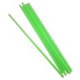 Spirit&trade; Plastic Neon Green 12 Inch Bagged Unwrapped Jumbo Straws