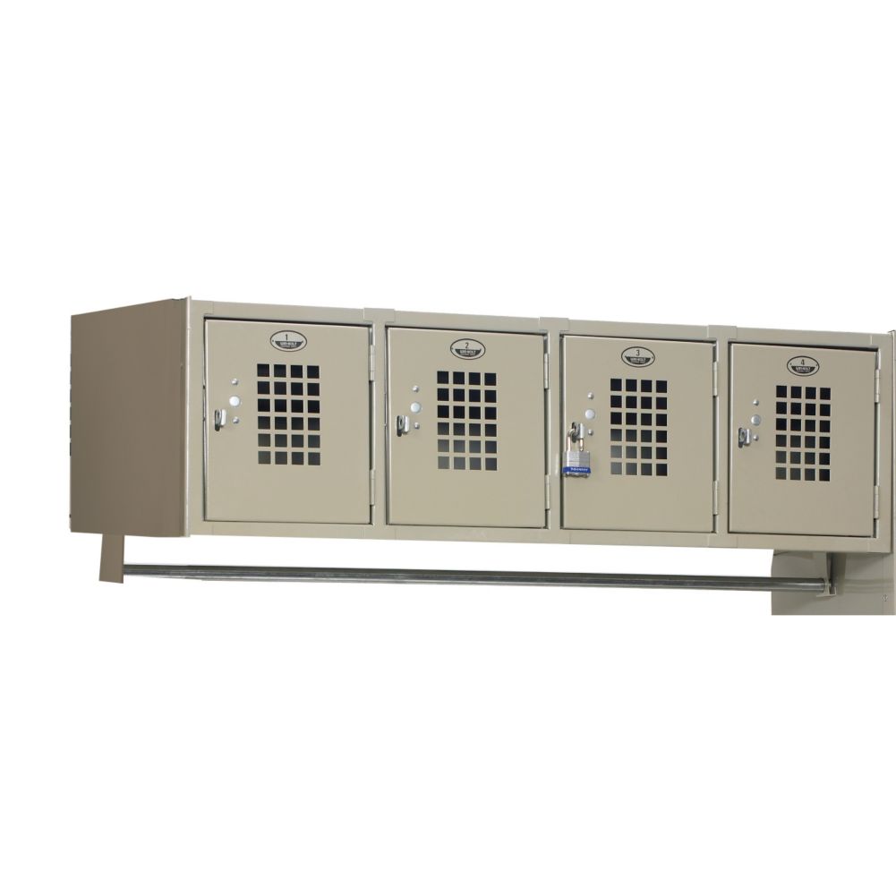 Win-Holt&reg; Horizontal Wall Mount Locker with Garment Bar