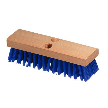 Carlisle&reg; Flo-Pac&reg; 10" Blue Deck Scrub