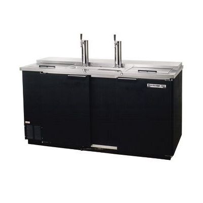 Beverage-Air 59" Remote Black Draft Beer Cooler