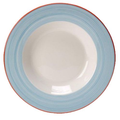 Steelite Simplicity Rio Blue 11-3/4" Pasta Dish