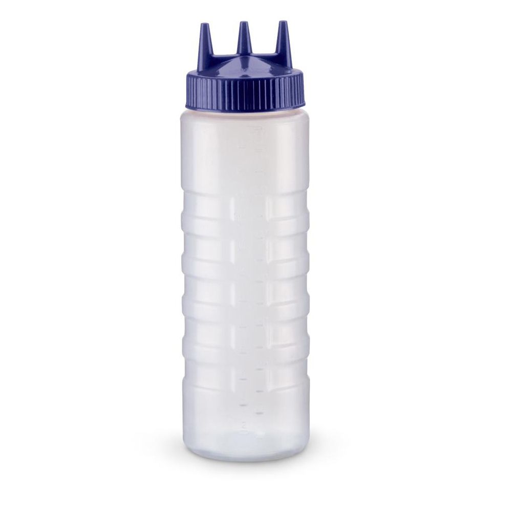 Traex&reg; 24 Oz. Blue Tri Tip&trade; Squeeze Dispenser