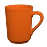 Homer Laughlin China Colorations&trade; Tangerine 8.25 oz Denver Mug