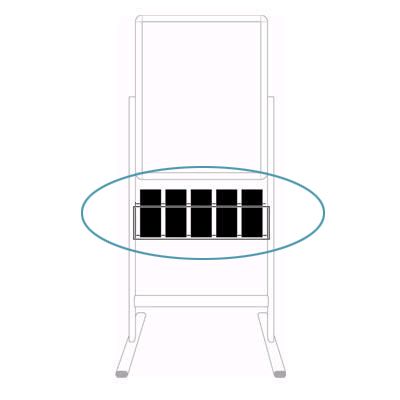 Literature Holder For Postergrip Floorstand