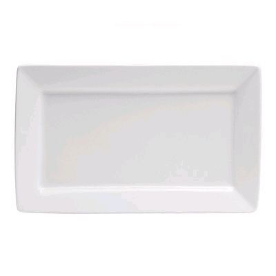 Oneida&reg; 11-3/8" Porcelain White Rectangular Platter