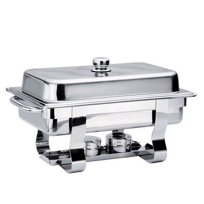 Delco&reg; Northland&trade; Stainless Steel 8 Qt. Oblong Chafer