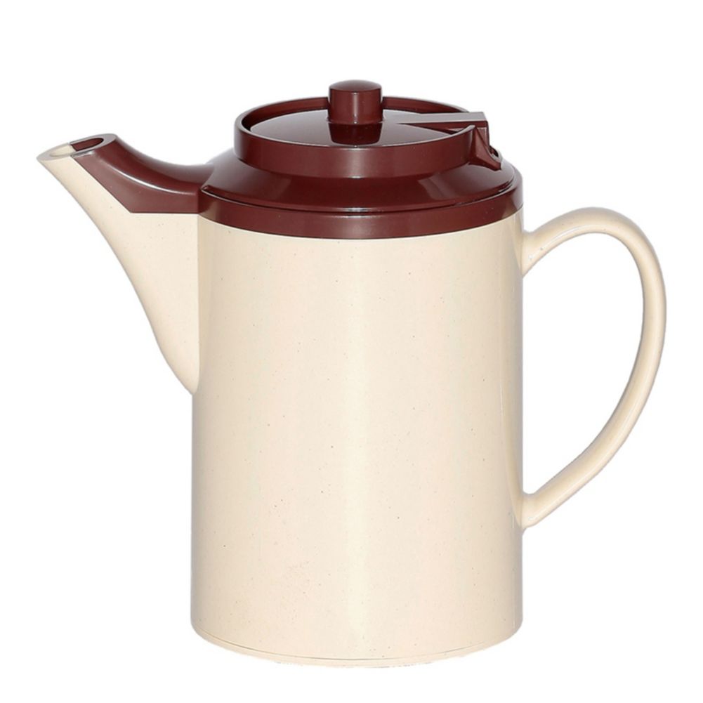 Service Ideas Plastic 16 Oz Tea Pot w/ Self Locking Lid