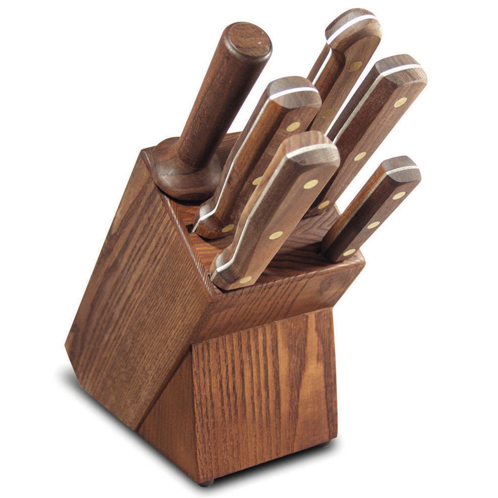 Dexter Russell Traditional 6-PC Knife Set with Slant Block