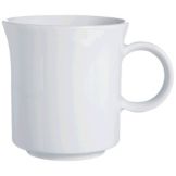 Cardinal Arcoroc Vintage White Porcelain 9-3/4 Oz. Mug