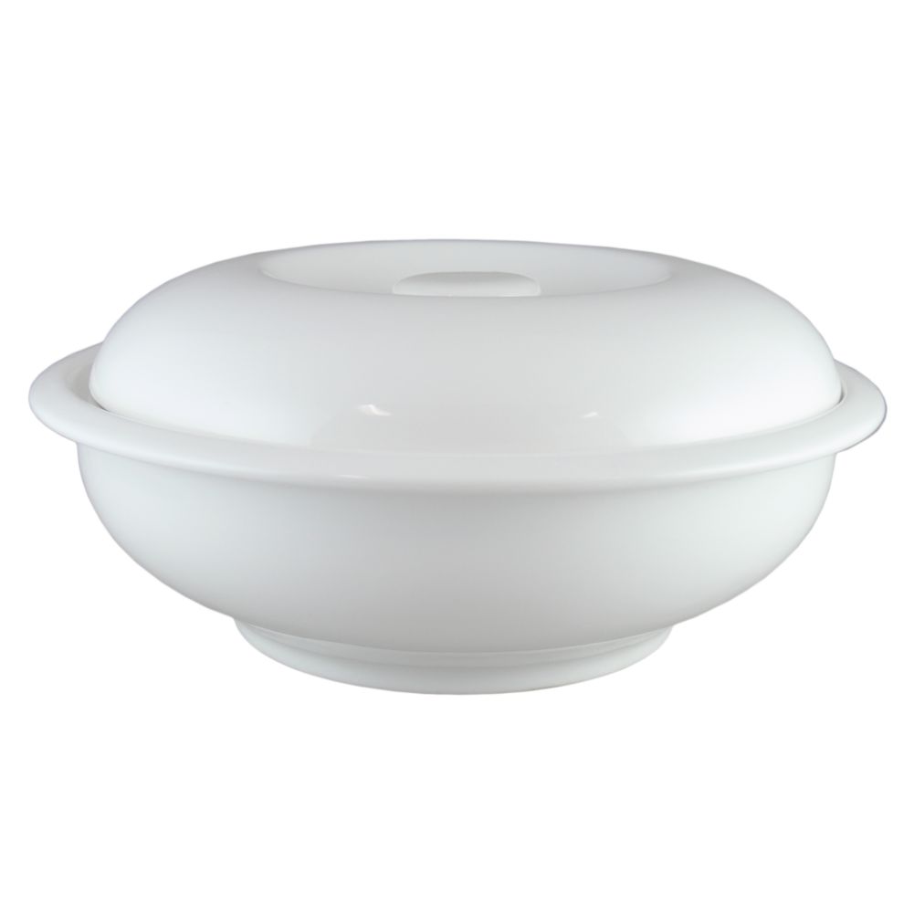 Vertex&reg; China Rubicon Undec. White 35 Oz. Soup Tureen / Casserole