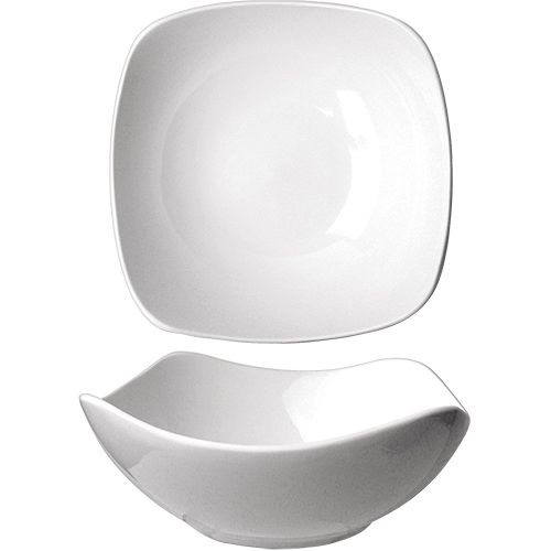 International Tableware Quad&trade; Porcelain Square 10 Oz Fruit Bowl