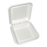 Stalk Market Compostable Hinged To Go Container