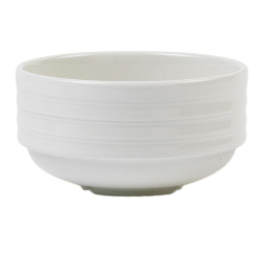 Steelite Performance Arondo White 10 Oz Stacking Unhandled Soup Cup