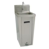 Advance Tabco 6" Deep Mounted Base pedestal Hand Sink, 7-PS-18