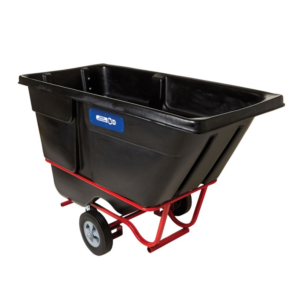 Rubbermaid&reg; 1 Cu. Yard Fork Pocket Tilt Truck