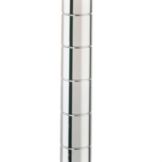 Metro 86 in. Chrome Super Erecta Seismic Staked Post