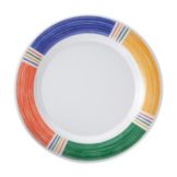 G.E.T. Diamond Barcelona&trade; 10-1/2 In. Rnd Wide Rim Melamine Plate