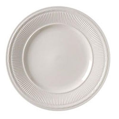 Vertex&reg; China Windsor Sculpted Rim 10-1/4" White Plate