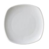 Vertex&reg; Ventana Collection White 7-1/2" Square Coupe Plate