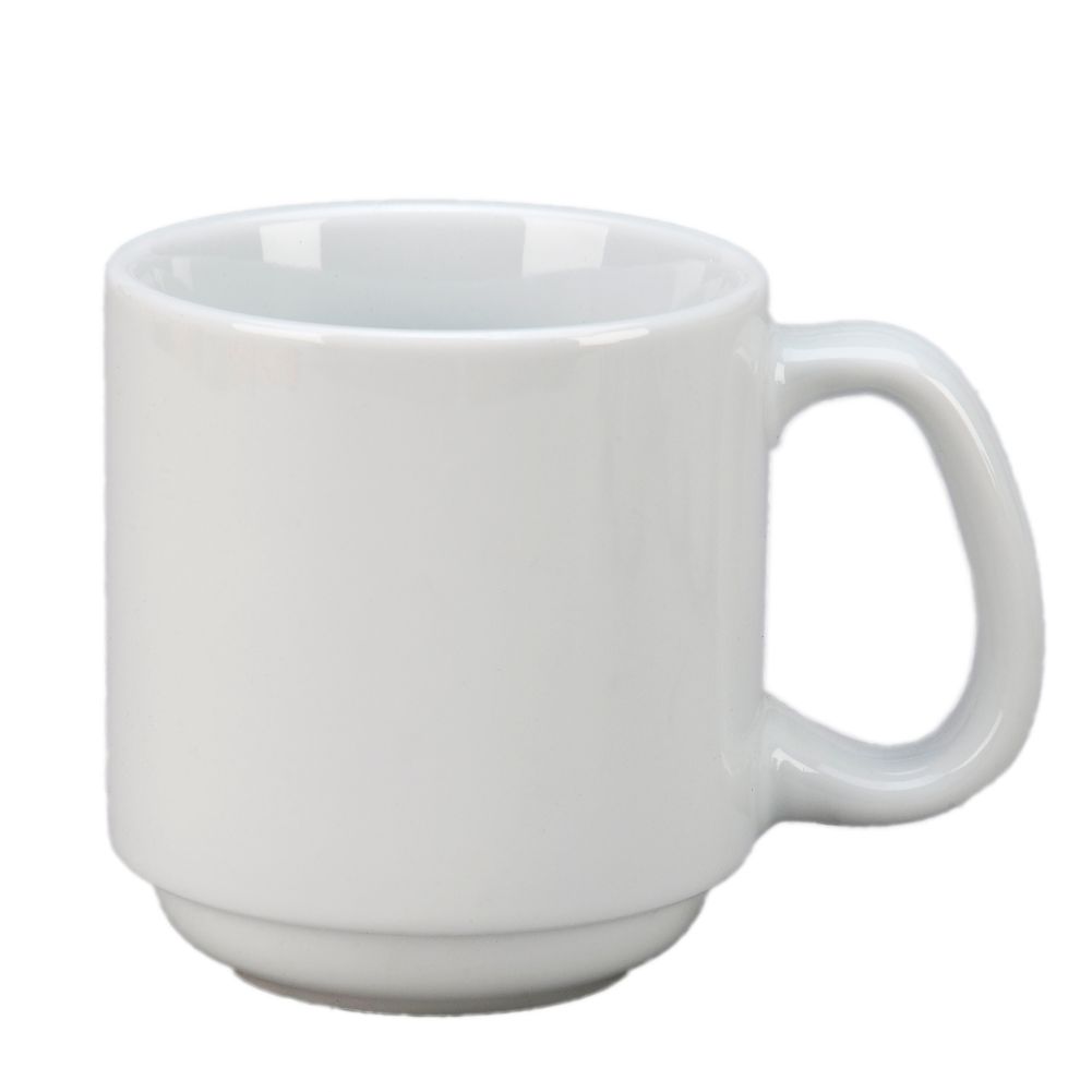 Vertex China Argyle Undecorated Collection 10 Oz Stackable Summit Mug