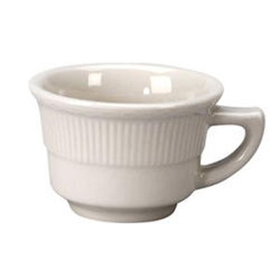 Vertex&reg; China Windsor Sculpted Rim Collection 7 Oz Coffee Cup