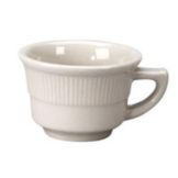 Vertex&reg; China Windsor Sculpted Rim Collection 7 Oz Coffee Cup