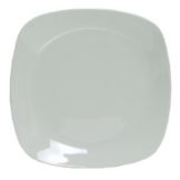 Tuxton&reg; 9" Square Series Eggshell Plate