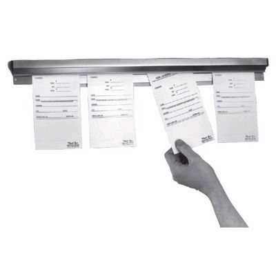 Prince Castle Tuck-A-Note&trade; 24" Silver Finish Alum. Order Holder