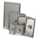 Update International S/S Third Size Solid Steam Table Pan Cover