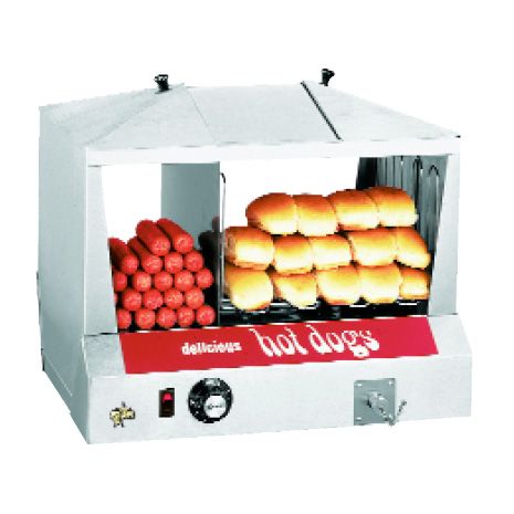 Star&reg; Mfg. Classic Steampro Jr Hot Dog Steamer w/ Bun Warmer