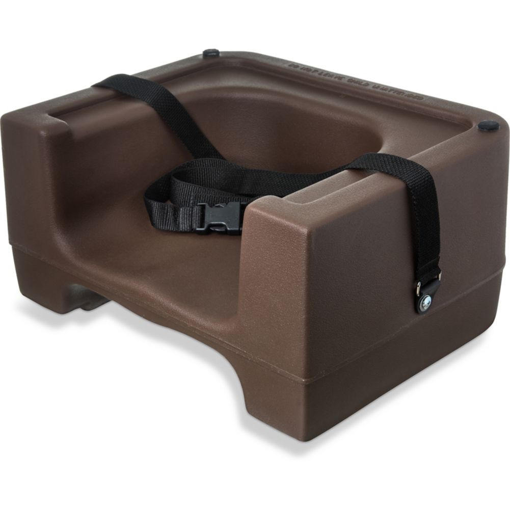 Carlisle Booster Seat w/ Strap, Brown