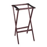 Tomlinson Marston 38" H Contemporary Red Mahogany Tray Stand