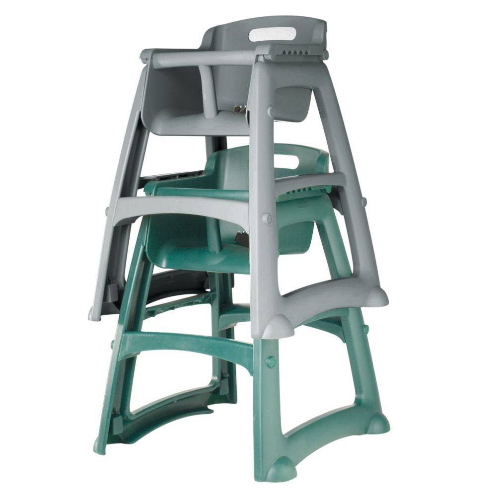 Rubbermaid Sturdy Chair&trade; Dark Green Youth Seat w/ Wheels