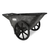 Rubbermaid Big Wheel&reg; Black 7.5 cu ft Cart