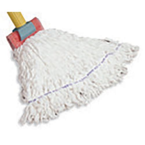 Rubbermaid Large White Clean Room Mop w/ 5" Headband