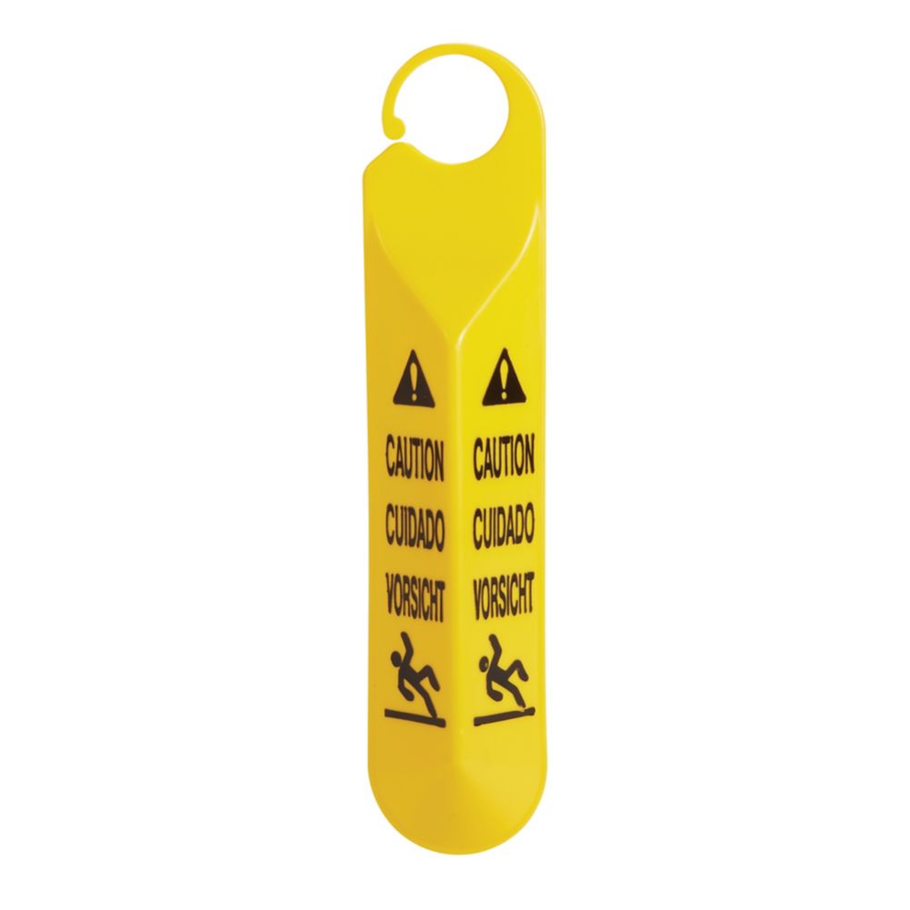 Rubbermaid Yellow Multilingual 19" Hanging Safety Sign