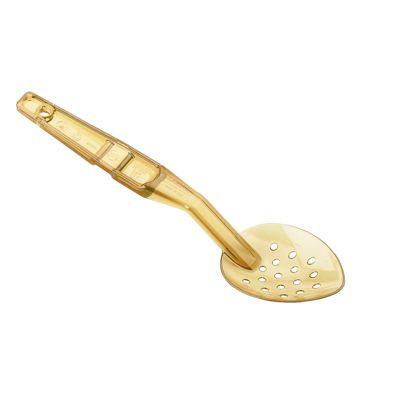 Cambro Perforated Amber High Heat Camtensil&reg; 11" Deli Spoon