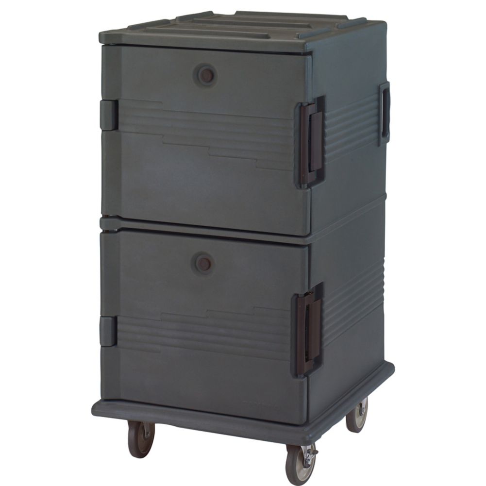 Cambro Black Ultra Camcarts&reg; Holds 16 Full Size H Food Pans
