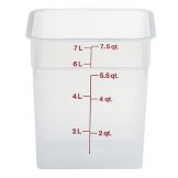 Cambro Translucent 8 Qt CamSquare&reg; Container