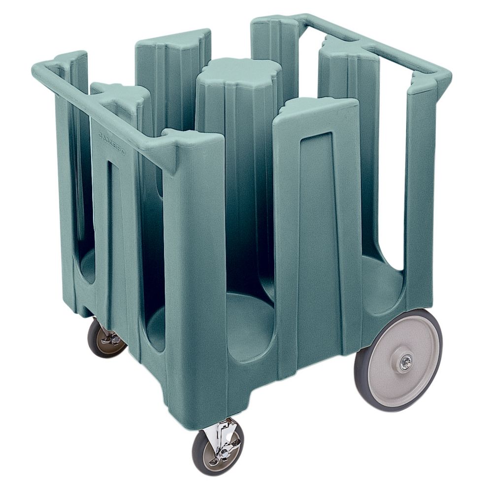 Cambro Slate Blue Fixed 4-Column Dish Caddy