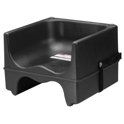 Cambro Black Dual Seat Booster Seat w/Strap
