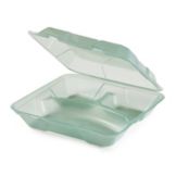 G.E.T. Eco-Takeouts&trade; Polypropylene 3-Compartment Food Container