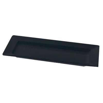 Dover Metals Small Rectangular Black Melamine Platter