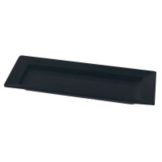 Dover Metals Small Rectangular Black Melamine Platter